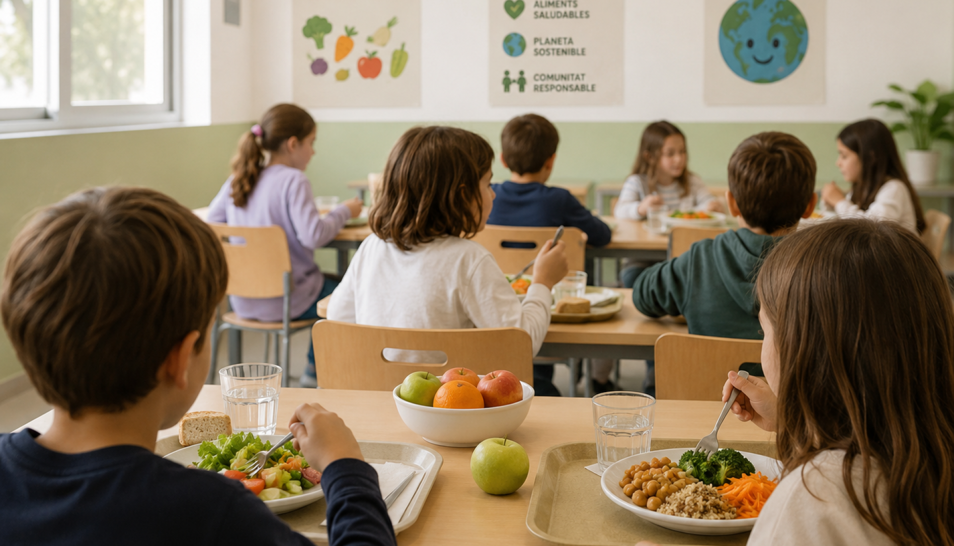 Barcelona acollirà el I Congrés de Menjadors Escolars Ecològics, de Proximitat i Saludables