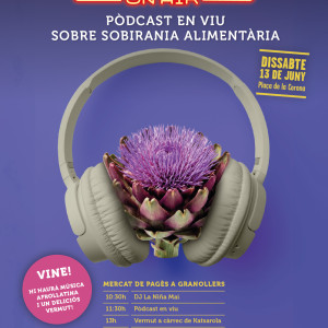 Granollers acull un pòdcast en directe sobre sobirania  alimentària al Mercat de Pagès